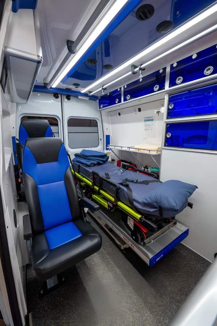 Véhicule adapté au transport médical Condom
